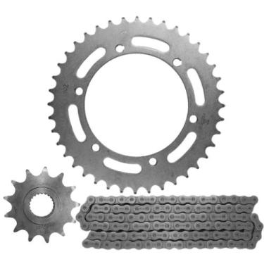 Imagem de Kit Relacao Transmissao Xt660r Xt 660r Aco 1045 - IMPORTADO