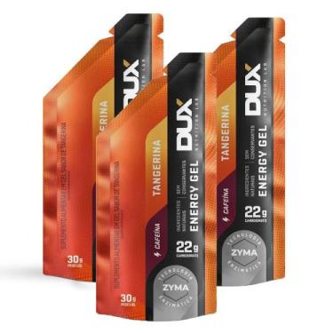 Imagem de Kit 3 Energy Gel Dux Nutrition Lab 22g de Carboidrato Tangerina 30g