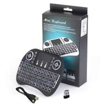 Imagem de Mini Teclado Iluminado Touchpad Sem Fio - Eiyo