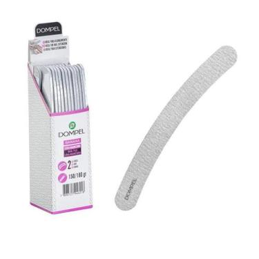 Imagem de Kit 24 Lixa Unha Polidora Manicure Banana Profissional Pedicure Curvad