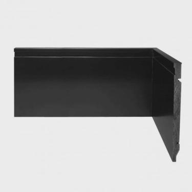 Imagem de Kit c/5 barras Rodapé de Poliestireno Frisado Scandian 15mmx20cmx2,40m Metro Linear 12m