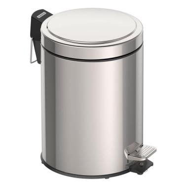 Imagem de Lixeira Inox Tramontina Brasil Com Pedal Em Aço 5 Litros 94538105