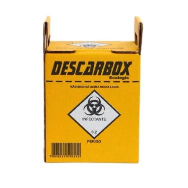 Imagem de Caixa Coletora De Material Perfuro Cortante Descarbox 1,5 L