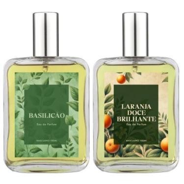 Imagem de Kit Perfume Masc. Basilicão E Laranja Doce Brilhante 100Ml - Essência 