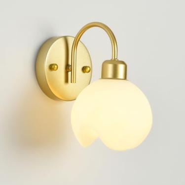 Imagem de HOSETEON Arandela de parede de material ferroso de moldagem rotacional estilo europeu E26/E27 redonda em forma de flor boca redonda r lustres internos para casa r decoração de casa