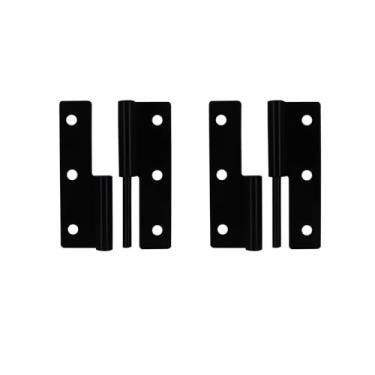 Imagem de Dobradiças de levantamento, dobradiça removível resistente, dobradiça de bandeira pequena, dobradiça de porta deslizante, dobradiça de desconexão de ferro, dobradiças removíveis de 6,3 cm, dobradiças