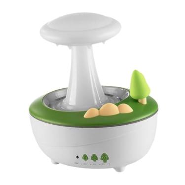 Imagem de WeiLaiKeQi Difusor de óleo essencial de umidificador de ar de chuva 2H 4H 8H Presente de perfume elétrico Difusor para lareira de mesa Homewarming