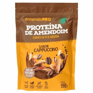 Imagem de Proteina de Amendoim - 900g Refil Cappuccino - AmendoPro