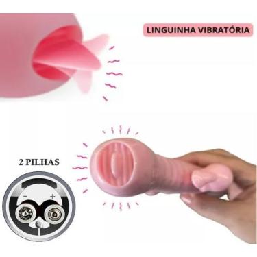Imagem de Vibrador Feminino Estímulo Triplo Macio Potente Vaginal Anal - PILHA -