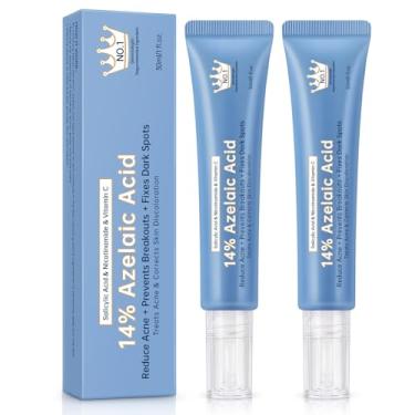 Imagem de mopayzer Creme De Ácido Azelaico 14% Para Acne, Alívio De Vermelhidão E Manchas Escuras, Soro Facial Com Niacinamida E Vitamina C, Previne Acne, Soro De Ácido Azelaico Para Equilibrar O Excesso De S