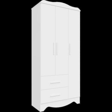 Imagem de Guarda Roupa Infantil Moveis Peroba Clara Provençal Ls MDF 