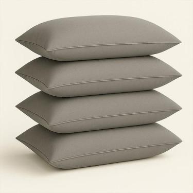 Imagem de Kit 4 Fronhas Avulsas Algodão upland 200 Fios 50x70cm - Callandra, Cin