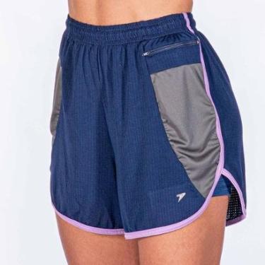 Imagem de Short Runner Feminino com Bermuda Interna Cherry 03918-Feminino