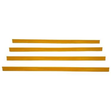 Imagem de Porta Etiqueta Bandeja Gondola Lx 92 Cm Amarelo Kit50 - Amapa