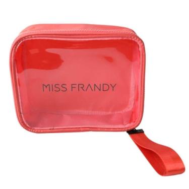 Imagem de Necessaire De Maquiagem P Leve, Compacta E Funcional Miss Frandy Laranja