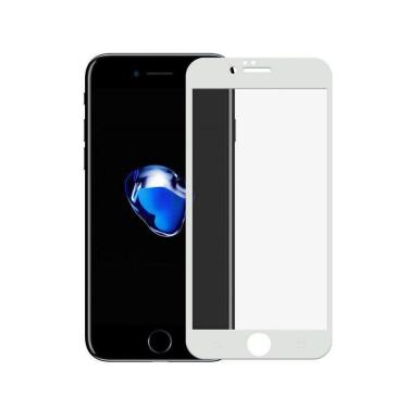 Imagem de Película Coverage Color Para Iphone 8 Plus - Branca - Gorila Shield (Cobre Toda Tela)