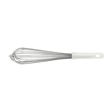 Imagem de Batedor Manual Profissional Em Inox Com Cabo Em Polipropileno Branco 40cm - Tramontina