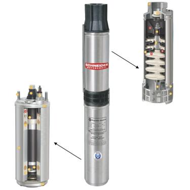 Imagem de Motobomba Submersa 4" Schneider Sub15-07ny4e6 3/4hp 230v