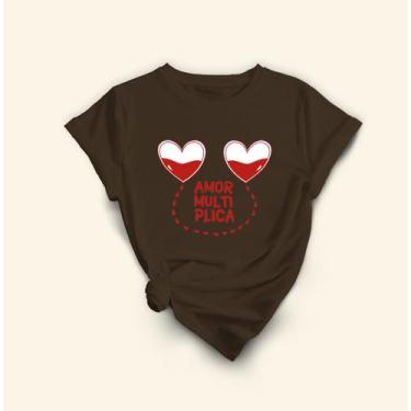 Imagem de Camiseta Vida Em Cada Gota Doação De Sangue - Lobo Sete, Cafe, M