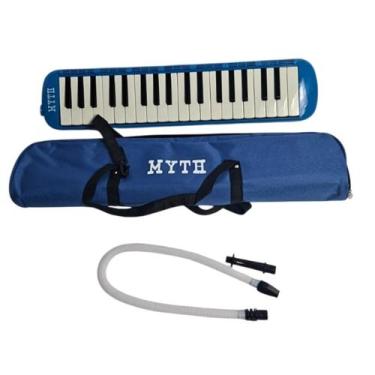 Imagem de Escaleta Azul 37 Teclas com Capa e 2 Bocais da Myth - 609 - Spanking