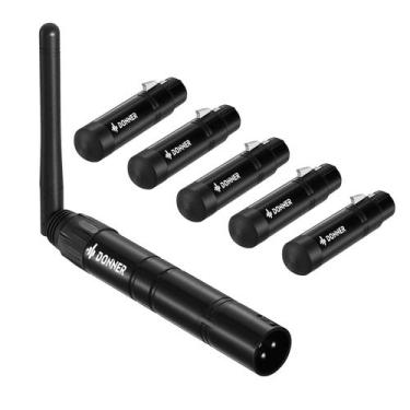 Imagem de Controlador sem fio Donner Dfi DJ 2.4G DMX512 com 5 receptores