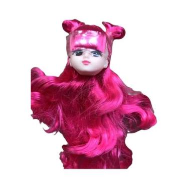 Imagem de Cabeças De Boneca Licca Careca Fofas Para Crianças DIY Maquiagem Práti