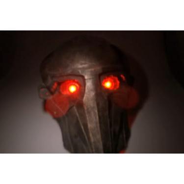 Imagem de mlnyitus Kit De 2 Peças Luz Led Brilhante Super-Heróis Com Olhos Vermelhos Para Halloween, Decoração Capacete Rgb Máscara Cosplay, Olhos, Projetos Diy, Contas Macias, Bateria Não Incluída