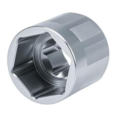 Imagem de KPALAG Tampa de filtro de combustível de aço inoxidável de 28 mm, ferramenta de remoção de tampa de filtro de óleo compatível com Dodge Ram 2500 3500 4500 5500 6,7L 2011-2024 Cummins soquete de filtro