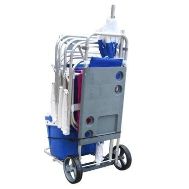 Imagem de Carrinho Praia com Extensor Ourense Sortido - Botafogo Lar & Lazer