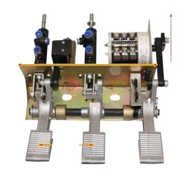 Imagem de Acessórios para chassi de máquina de remoção de pneu para montagem de pedal de pé/moldura de aço de 3 pernas/4 pedais com interruptor (4 pedais - alumínio)