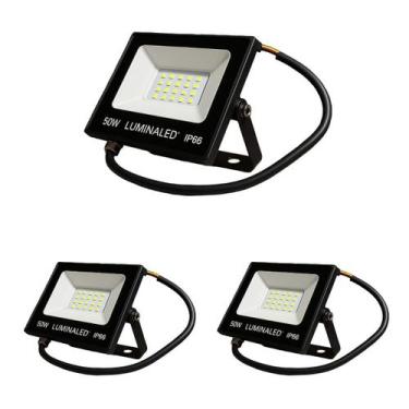 Imagem de Refletor LED 50W Branco Frio - JM3 Móveis