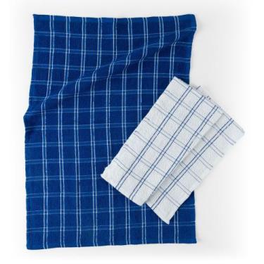 Imagem de Pano de Prato Xadrez Dupla Combinando Super Absorvente Felpudo - Cames