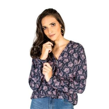 Imagem de Camisa Estampada Delia Handbook-Feminino