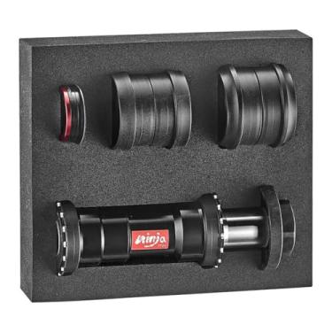 Imagem de bikesmart Token TF24 Ninja BB 3 em 1 pacote BB86 BB30 PF30 serve para Shimano Hollowtech II