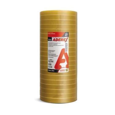Imagem de Fita Adesiva Aderex 12mm x 50m para Fechamento de Embalagens - Mel 731