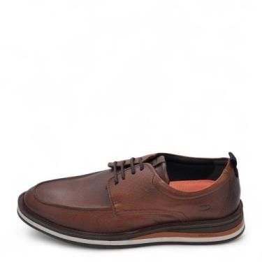 Imagem de Sapato Masculino Democrata Type REF: 272102 COURO, 39, Conhaque