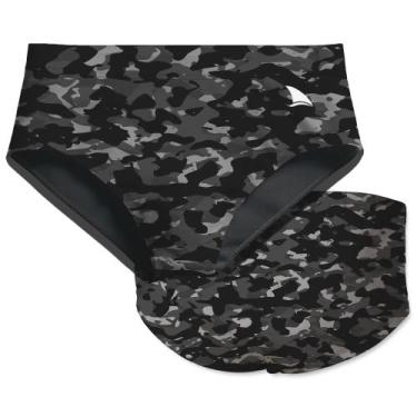 Imagem de Sunga infantil camuflagem noturna proteção uv 50+ kauna, 8