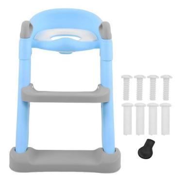 Imagem de Assento Redutor Infantil Com Escada Para Vaso Sanitário Desfralde Corr
