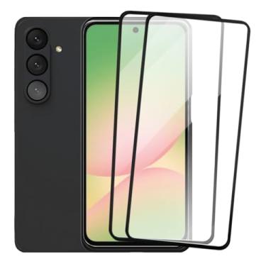 Imagem de Kit 2 Películas de Vidro 3D e Capa Capinha Preta Para Galaxy A56