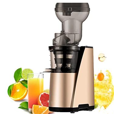 Imagem de Espremedor De Frutas E Legumes 1000ml, Espremedor Lento De Baixa Oxidação Com Pincel, Fácil De Limpar/alto Rendimento De Suco-90%/sem Bpa, Com Copo De Suco E Copo De Bagaço,Gold