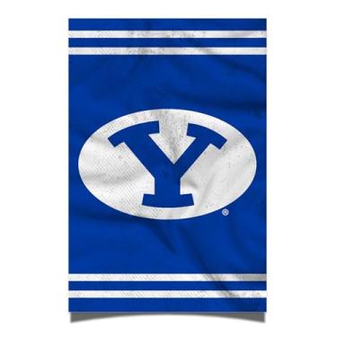 Imagem de Desert Cactus Brigham Young University Poster Cougars BYU Cougs 28 x 43 cm Decoração de escritório Decoração Oficial Fan Gear (28 x 43 cm, Versão 3)