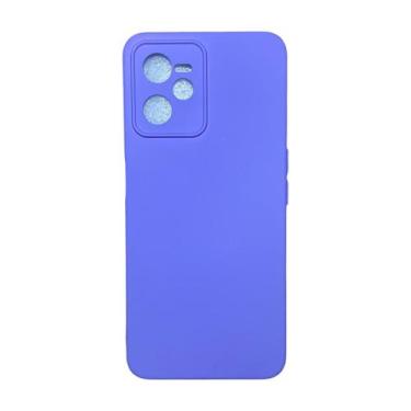 Imagem de Capa Realme C35 Silicone Aveludada Protege Câmera Colorida Capinha Ant