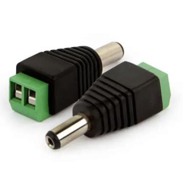Imagem de Kit 10 Conector P4 Macho Com Borne Para Cftv E Led 10un - no-brand
