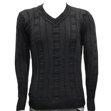 Imagem de Blusa katlen Tricot  masculina Waniseer decote V-Masculino