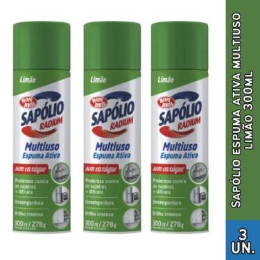 Imagem de Espuma Ativa LIMÃO Bombril 300 ml Bombril, 3 unidades