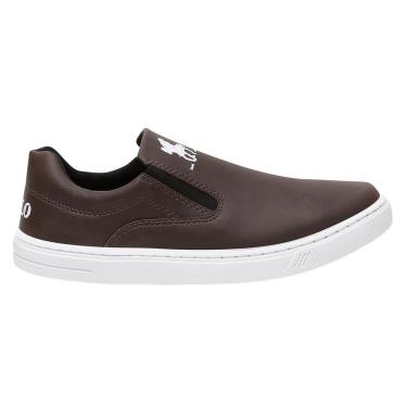 Imagem de Sapatênis Casual Masculino Polo Plus Macio Calce Fácil Cor:;Tamanho:46-Masculino