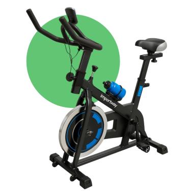 Imagem de Bicicleta Ergométrica Spinning Profissional 120Kg Mecânica 8Kg Inércia Caseira LANÇAMENTO