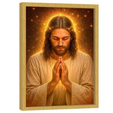 Imagem de Quadro Decorativo Jesus Orando