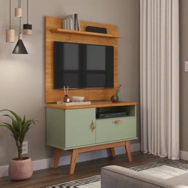 Imagem de Rack Com Painel Sirius 0.9 Tv 32 Polegadas Para Sala - 3 Cores - PATRI