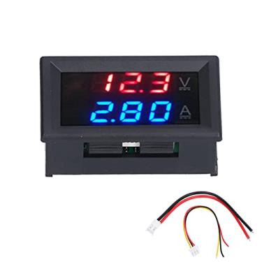 Imagem de Display de Corrente de Tensão, Voltímetro Digital, Amperímetro, Display LED Duplo, Medidor de Medição de Amperagem de Tensão DC 0V a 100V para Multímetros Eletrônicos (10A)
